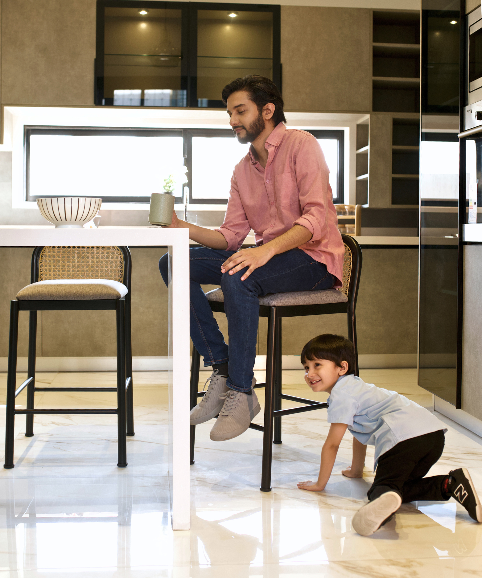 River Stone Bar Chair